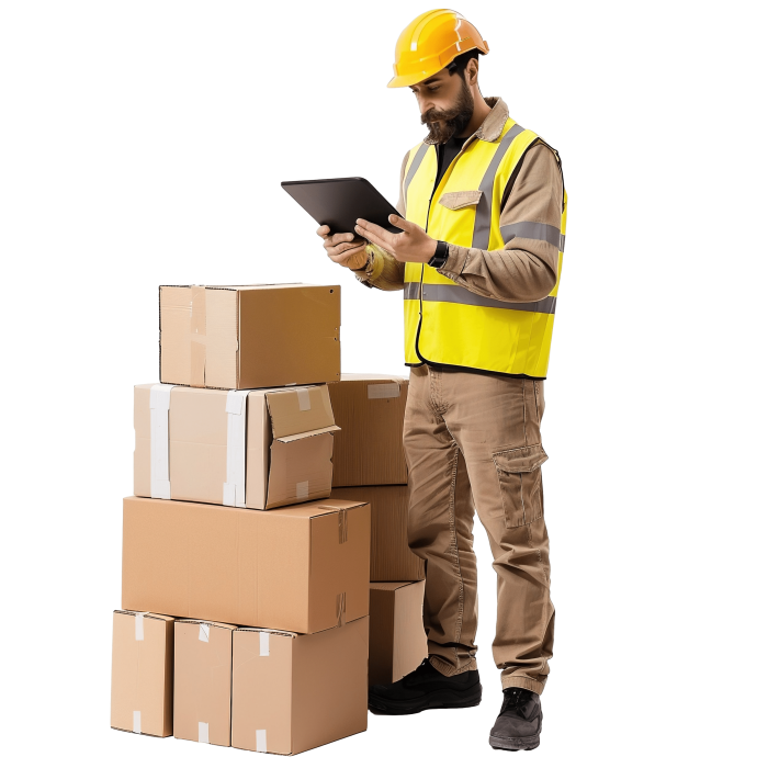 —Pngtree—warehouse worker checking boxes distribution_14972028
